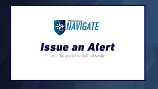 Navigate Issue An Alert