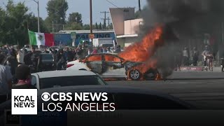 Citywide protests continue in Los Angeles after series of immigration operations