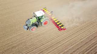 Fendt 936 + Väderstad  Tempo TPR 12 Pd Močenok sejba kukurice