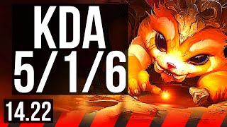 GNAR vs JAYCE (TOP) | KR Master | 14.22