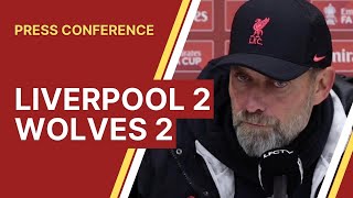 "We deserved no more" - Liverpool 2-2 Wolves | Jurgen Klopp Press Conference