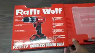 Ralli Wolf Cordless Drill Driver Model RCD21V