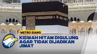 Kakbah Ditutup kain Putih Pada Musim Haji