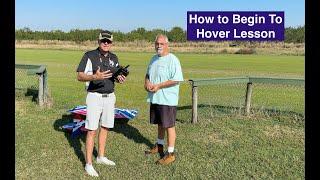 Michael Wargo:Personal Instruction. Hovering: How to Get started