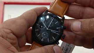 Titan Gents 1805 Leather and Metal Watches Review and Time Configuration || Titan Watch Review