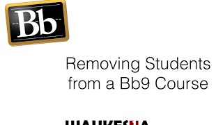 SDW - Removing Students from a Blackboard Course