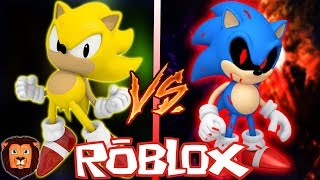 Sonic Y Super Sonic Vs Sonic Clasico Y Super Sonic Clasico En Roblox Batalla De Personajes Roblox - sonic vs tails en roblox batalla epica de personajes en
