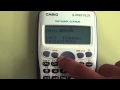 Cómo localizar error en CASIO fx-570ES PLUS