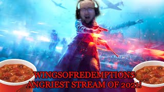 WingsOfRedemption YELLS In RAGE In BATTLEFIELD DELETED DISASTER STREAM! [REUPLOAD]