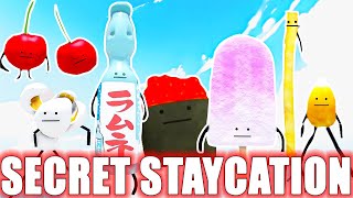 How to get ALL 6 NEW FOODS and BADGES in Secret Staycation for Roblox