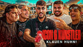 ICON 6 KÜNSTLER KLAUEN HUHN BEI EINBRUCH 😂 ICON 6 RUNDE 2 | EP. 16 | VLOG 20