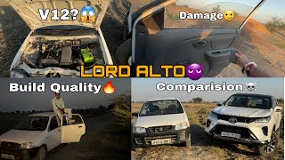 Testing Alto LX 2009😈. Shocking Results🔥 Alto Vs Fortuner Legender☠