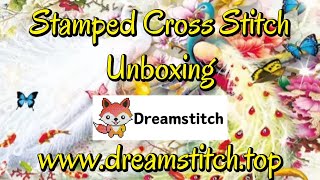 DREAMSTITCH UNBOXING #dreamstitch #pointdecroix  #stampedcrossstitch #embroidery #unboxing