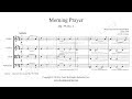 Tchaikovsky : Morning Prayer - String Quartet