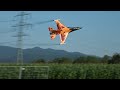 huge xxl f 16 rc turbine jet flight demonstration