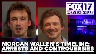 The Morgan Wallen Timeline: Here's what you need to know about the star's arrest history