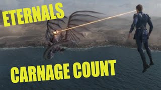Eternals (2021) Carnage Count