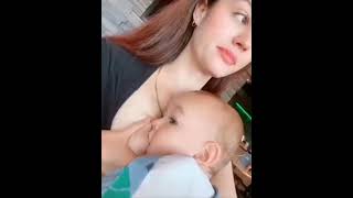 Breastfeeding vlogs  new breastfeeding vlog 2024  beautiful mom breastfeeding