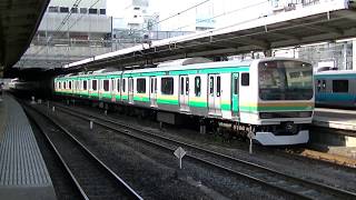 上野東京ラインE231系1000番台+E233系3000番台併結 普通沼津行 大宮発車