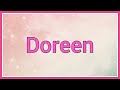 Doreen | Name Origin Meaning Variations