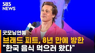 브래드 피트, 8년 만에 방한…\