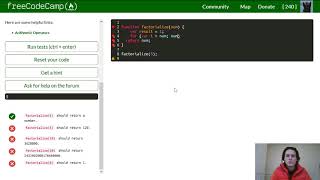 Factorialize a Number - Free Code Camp Basic Algorithmic Scripting