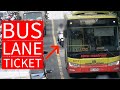 Bus lane violator suspected to be driving under the influence?