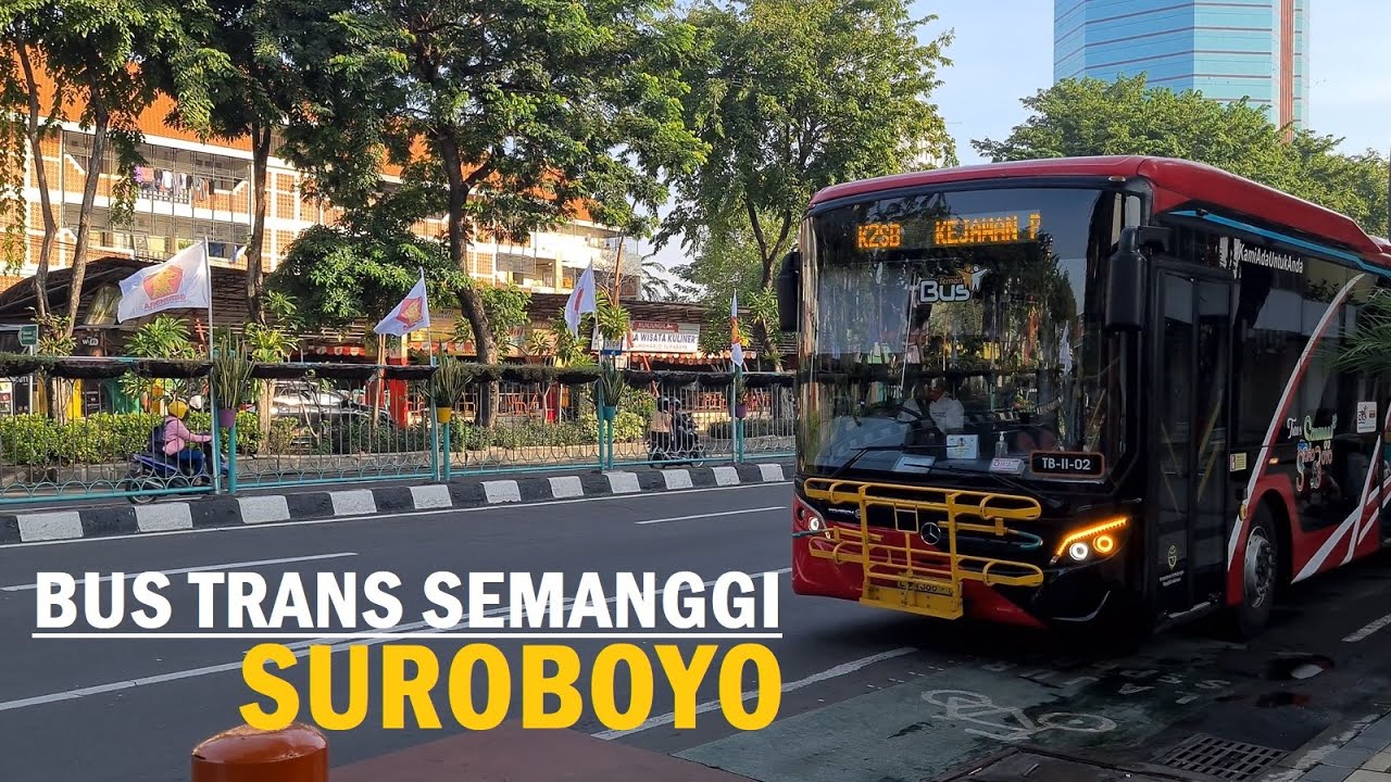 Trans Semanggi ‼ Suroboyo City Bus 🚌 From Pandegiling To West Surabaya ...