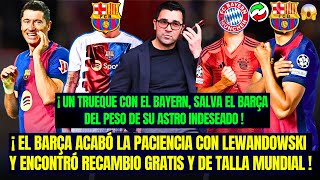 🚨¡BOMBAZO!¡EL BARÇA PIERDE LA PACIENCIA Y DETONA LEWANDOWSKI Y ANUNCIA SUSTITUTO!¡NOTICIAS DE BARÇA