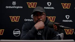 LIVE: DC Joe Whitt Jr. Speaks to the Media Before Practice | Washington Commanders