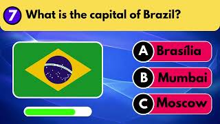 Guess the capitals of 10 countries || 10টি দেশের রাজধানী অনুমান করুন || GK \u0026 QA || General Knowledge