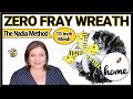 How to make 10 inch DECO MESH NO FRAY WREATH The Nadia Method Bee Wreath zero fray DIY Tutorial