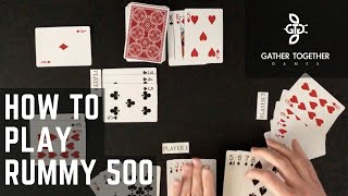 How To Play Rummy 500