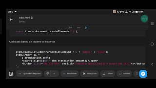 Simple Expense Tracker Project in JavaScript | Full Source Code with HTML, CSS & JS
