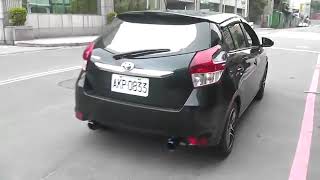 TOYOTA 新YARIS 改低沉桶雙出