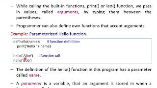 Python Programming: Function Parameters [VTU BE CSE 18CS55 ADP] (Module 1 - Lecture 7)