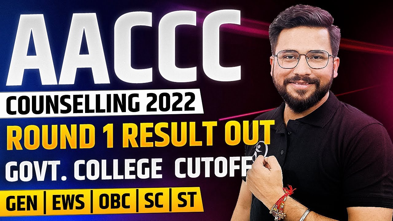 AACCC/AYUSH Counselling 2022 | Round 1 Result Out 😍 | BAMS, BHMS ...