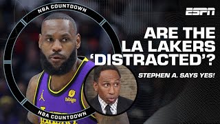 Stephen A. on the Lakers 🗣️ ‘THEY LOOK DISTRACTED’ + Warriors’ roster issues 👀 | NBA Countdown