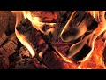 Огонь в печи. fireplace with sound