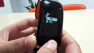 How to set the Massage function of L12S Bluetooth Sport Smart watch