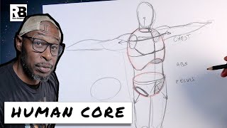 Easy way to draw the body - The Human Core