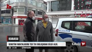 Karasu TV | Kaymakam Dr. Ahmet Naci Helvacı denetim noktalarını tek tek dolaştı. SAKARYA