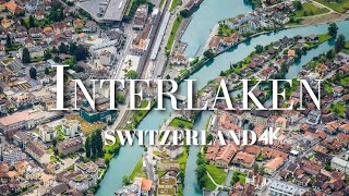 Flying Over Swiss Alps ~ Relaxing village | Suisse | Iseltwald | Interlaken Switzerland