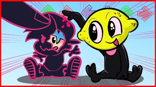 Anime Chibi Fnf vs Finger - Friday Night Funkin' Animation - Evil Boyfriend & Demon Lemon