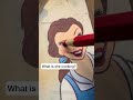 DISTURBING fact about Belle! 🤫 Disney shock #shorts #art #disney #creative