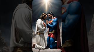 Jesus and Superman Praying #shorts