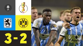Pokal Thriller!😱 Dortmund kann nicht mehr ausgleichen! | 1860 München vs. Borussia Dortmund 3:2