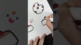 Drawing sweet food doodles | sweet food - 6