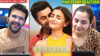 Pakistani Couple Reacts To Kesariya | Brahmāstra | Ranbir Kapoor | Alia Bhatt |Pritam| Arijit Singh