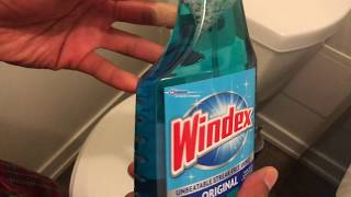 Using Windex to Clean a Toilet - How To